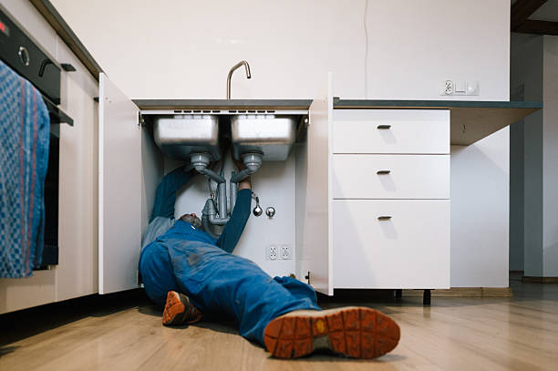 Professional Drain Cleaning technician working in Galesburg, MI